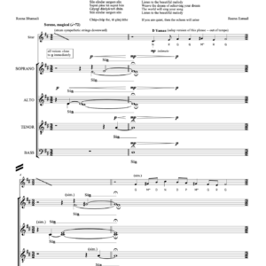 Sun Sundar Sargam (version for SATB + sitar)